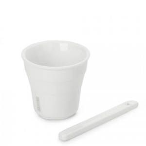 Seletti Estetico Quotidiano Set of Cups with Tray and Stirrers